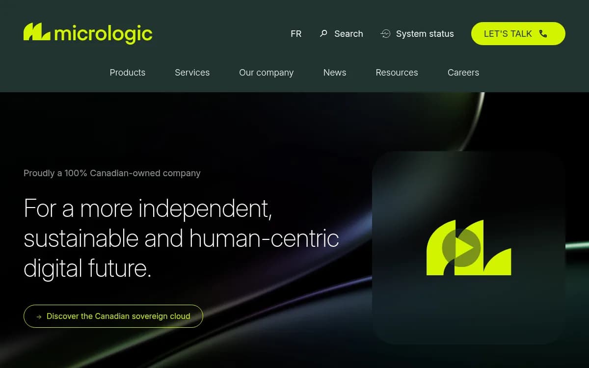 The Micrologic homepage
